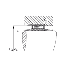 圓柱滾子軸承 NNU4926-S-M-P5-C3, 浮動軸承，雙列，可分離，帶保持架