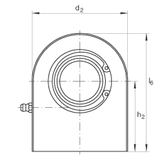 液壓桿端軸承 GF80-DO, 根據(jù) DIN ISO 12 240-4 標(biāo)準(zhǔn)，帶焊接面，需維護