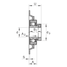 吊裝式軸承座單元 MSTU25, 鋼板軸承座,帶偏心鎖圈的外球面球軸承,P型密封,帶再潤滑結(jié)構(gòu) 吊裝式軸承座單元 MSTU25, 鋼板軸承座,帶偏心鎖圈的外球面球軸承,P型密封,帶再潤滑結(jié)構(gòu)